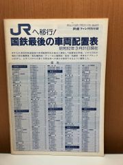 国鉄最後の車両配置表 昭和62年3月31日現在