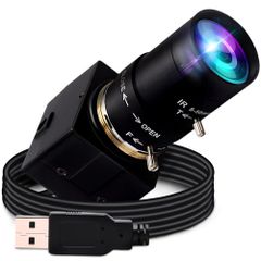 ELP 光学ズームWebカメラ800万画素Webかめら4倍ズームウェブカメラ 2448P 2.8-12mm可変焦点レンズ 会議用カメラ 8mp 2448P Windows Linux Android Raspberry pi パソコン用 可変 e97f92c6