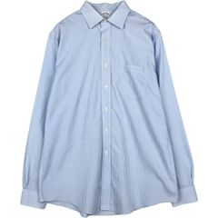 古着 ブルックスブラザーズ Brooks Brothers REGENT 長袖 コットンストライプシャツ メンズL相当/eaa676466