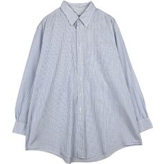古着 ブルックスブラザーズ Brooks Brothers MAKERS 長袖 ボタンダウンチェックシャツ USA製 メンズXL相当/eaa676471