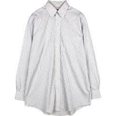 古着 ブルックスブラザーズ Brooks Brothers 346 長袖 ボタンダウンチェックシャツ メンズL相当/eaa676461