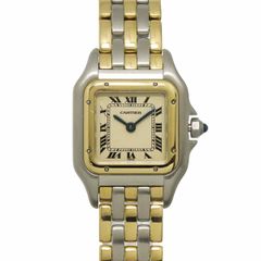 カルティエ Cartier パンテール SM 3ロウ 84083244 コンビ レディース 腕時計 アイボリー K18YG イエローゴールド Panthere 90339035