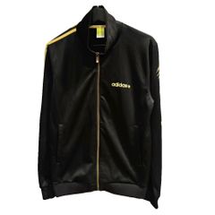 アディダス adidas トラックジャケット ジャージ L 黒 ブラック ■OFP3
