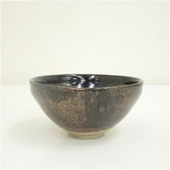 作家物　天目形茶碗  茶道 抹茶 おしゃれ 抹茶茶碗 抹茶碗 和食器 レトロ 茶器 骨董 茶わん 茶会 茶の湯