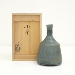加藤釥造　小壺（共箱）  壷 おしゃれ つぼ インテリア アンティーク 骨董 容器 置物 置き物 床の間 和室 芸術 来客
