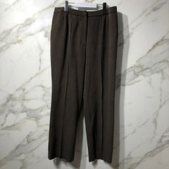 VINVERT ヴァンヴェール 三陽商会 美脚 スラックスパンツ 毛混 ブラウン 15ABR 大きいサイズ