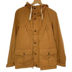 【中古】　BEAMS　ナイロンジャンパー　フード　フルジップ　無地　古着　/1584