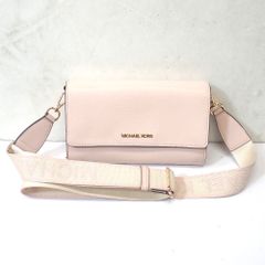 Ft650031 マイケルコース ショルダーバッグ ジップアラウンド ウォレット クロスボディ JET SET ITEM 35F2GTTC8L ピンク レディース Michael Kors 中古