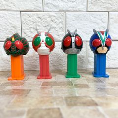 mini PEZ ミニペッツ 仮面ライダー 2号 V3 アマゾン ライダーマン ペッツ ラムネ BANDAI バンダイ ガシャポン 石森プロ
