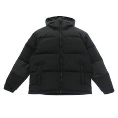 adidas アディダス IC3561 Goose Down Logo Hooded Puffer Jacket グース ロゴ フーデッド ジップアップ ダウンジャケット ブラック系 XS【中古】