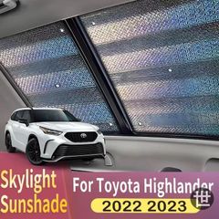 サンルーフサンシェード トヨタ ハイランダー クラウン クルーガー 2022 2023 車用 パノラミックルーフ遮熱ウィンドウサンシェード