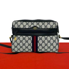 極 美品 GUCCI グッチ シェリーライン GG 柄 レザー 本革 ショルダー