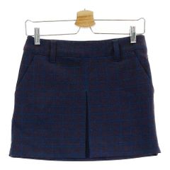 サイズ：S LOUD MOUTH ラウドマウス  ストレッチスカート ロゴ柄 ネイビー系 [240101796817] ゴルフウェア レディース ストスト