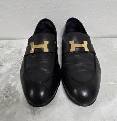 エルメス パリ H ロゴ ローファー 40 5サイズ 出品