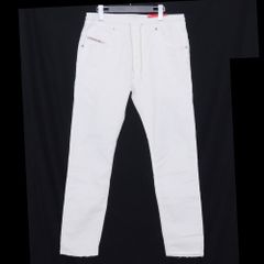 未使用品 DIESEL 2030D-クルーリージョグジーンズ W28 ホワイト 068HV