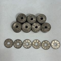 5銭ニッケル貨 76枚 コンプリート5セット含む 古銭 穴銭 - メルカリ