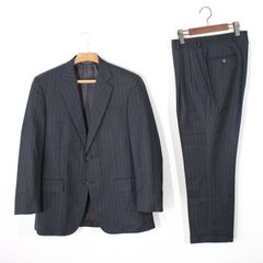 38【美品】ブルックスブラザーズ スーツ 38SHT 32W A5 A6 AB4 M メンズ ダークグレー ストライプ 毛100% 秋冬 Brooks Brothers
