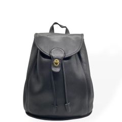 美品　COACH オールドコーチ　USA製　リュック　ブラック　ターンロック