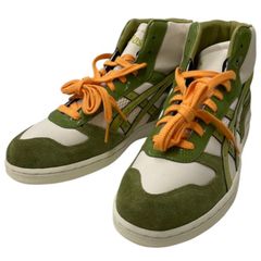 asics/アシックス/ハイカットスニーカー/TQA052/グリーン×オレンジ/26.5cm/メンズ/FE0629