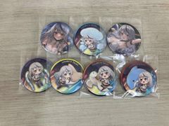 全7種コンプリートセット 沙花叉クロヱ in マクセル アクアパーク品川 #沙花叉とびしょ濡れ水族館！缶バッジ ホロライブ