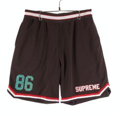 【中古品】 SUPREME シュプリーム FAUX CROC BASKETBALL SHORT フォー クロック バスケットボール ショーツ 【149-261009-ny-17-fuzh】