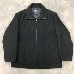 【GAP】オールドギャップ ウールジップジャケット キルティング 黒 L A0924-06