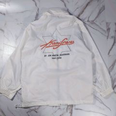 90~00s KARL KANI SPORT B系 HIPHOP ナイロンジャケット ロゴ刺繍 L