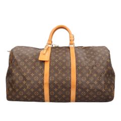 ルイヴィトン キーポル55 モノグラム ボストンバッグ モノグラムキャンバス M41424 ブラウン ユニセックス  LOUIS VUITTON  中古 ルイヴィトン  ルイ ヴィトン