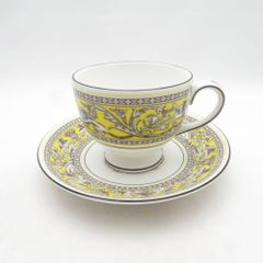 未使用 WEDGWOOD ウェッジウッド フロレンティーン シトロン カップ＆ソーサー ティー 紅茶 コーヒー 珈琲 リー SO4868A3 