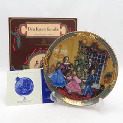 未使用 ROYAL COPENHAGEN ロイヤルコペンハーゲン 1996年 juleaften 中皿 クリスマス 飾り皿 インテリア SO4951R1 