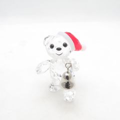 未使用 SWAROVSKI スワロフスキー クリスベア 2013年 フィギュリン クリスタル 置物 サンタ クマ クリスマス SM6295F1 