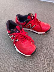 G3570 New Balance MGS574RD ゴルフシューズ 赤 23cm
