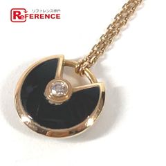 CARTIER カルティエ ネックレス アミュレット ドゥ カルティエ 1Pダイヤ XS Au750 ゴールド