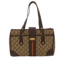 ギラロッシュ Guy Laroche ハンドバッグ モノグラム柄 レザーパイピング ゴージャス レザー ベージュ /MX ■AWS1