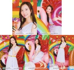 【中古】生写真(AKB48・SKE48) ◇森保まどか/HKT48 2018年7月度 net shop限定個別生写真 July vol.02/02 5種コンプリートセット