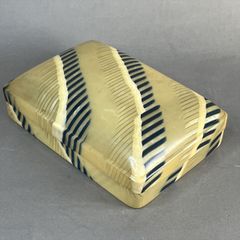 昭和レトロ セルロイド製 お道具箱 小物入 裁縫箱