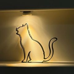 ネコ　猫　🐈 猫のシルエットがかわいい インテリアオブジェ　壁　飾り　オブジェ　フォト　撮影用　黒　特価