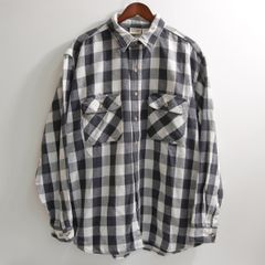 【90s/USA製】FIVE BROTHER【ブロック チェック柄 ネルシャツ】2XL ファイブブラザー 26100231