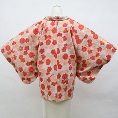 【京松】羽織 絞り しつけ付 羽織紐付き 着物 正絹 身丈約76cm 裄丈約61.5cm kyo8z10-1801