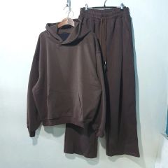 FW新作) ステルディ クロップド フード ピンタック ワイド パンツ セット 3color M L