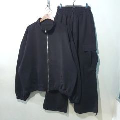 FW新作) ステルディ ハイネック ジップアップ カーゴ シャーリング パンツ セット 3color M L