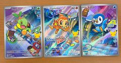 状態A ヒコザル ナエトル ポッチャマ 御三家 プロモ 30th 英語版 海外版 040 041 042 ポケカ ポケモン ポケモンカード