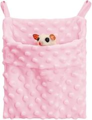 YourKit 寝袋 夏用 小動物用 吊り下げ ベッド ハムスター デグー フクロモモンガ ハンモック (ピンク,  18x20cm)