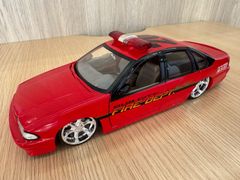 S【中古品・長期保管品】Jada Toys　ジャダトイズ　1996年　シボレー　インパラ　1/24スケール　消防仕様　S-0.3
