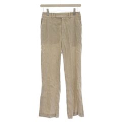 イエナ IENA 24SS フレアトラウザーパンツ ストレートパンツ 36 ベージュ 無地 /LP