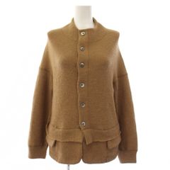 トリココムデギャルソン tricot COMME des GARCONS AD2005 ニットカーディガン 長袖 アルパカ 茶 TP-T046 /KH