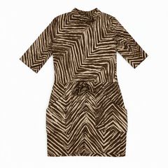BCBGMAXAZRIA ビーシービージーマックスアズリア 総柄ワンピ S