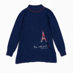 Leilian レリアン ネイビーニット セーター 11号
