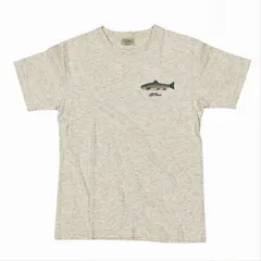 L.L.Bean エルエルビーン フィッシュ刺繍Tシャツ オートミール
