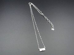 NINA RICCI ニナリッチ ラインストーン ネックレス ペンダント アクセサリー レディース シルバー系 DP4388